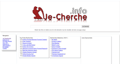 Desktop Screenshot of je-cherche.info